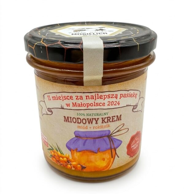 miodowy krem miód z rokitnikiem